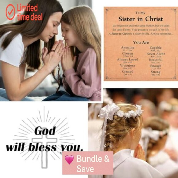 Stainless Steel Virgin Mary Cross Bracelet, Adjustable, Religious Gift - Picture 7 of 8